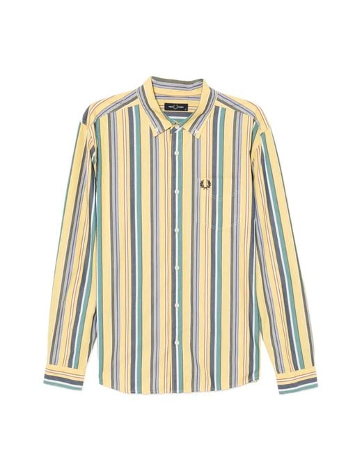 Fred Perry Metallic Striped Shirt for men