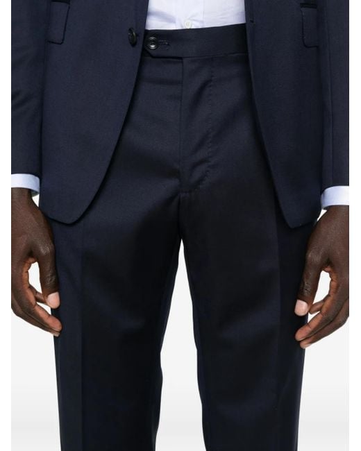 Tagliatore Blue Wool Two-Button Suit for men