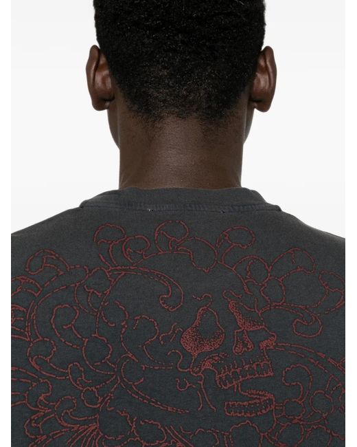 Our Legacy Black Box Crainum Blossom Print T-Shirt for men