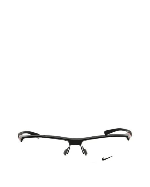 Nike White 7071/2 Wraparound Glasses