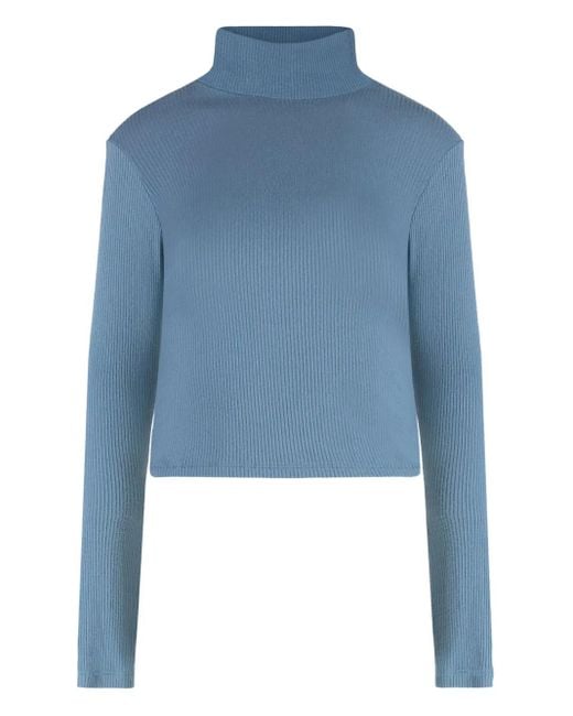 SABLYN Blue Hailey Turtleneck Sweater