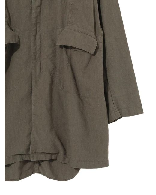 Undercover Gray Logo-Print Notched-Lapel Jacket for men