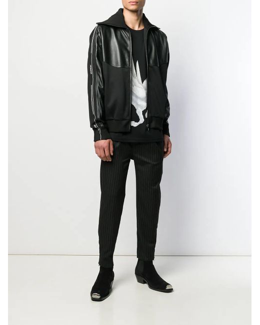 Givenchy Black Zipped Bomber Jacket for men