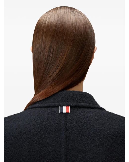 Thom Browne Blue Chest-Pocket Coat