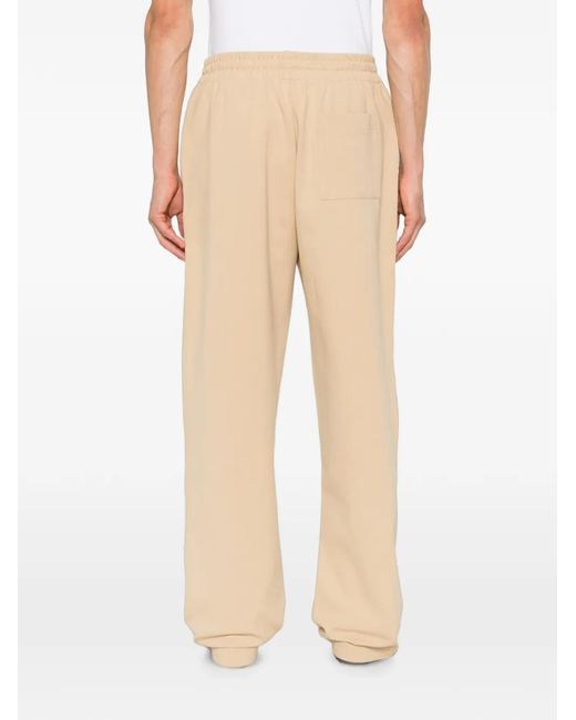 Casablanca Natural Embroidered-Logo Drawstring Track Pants for men