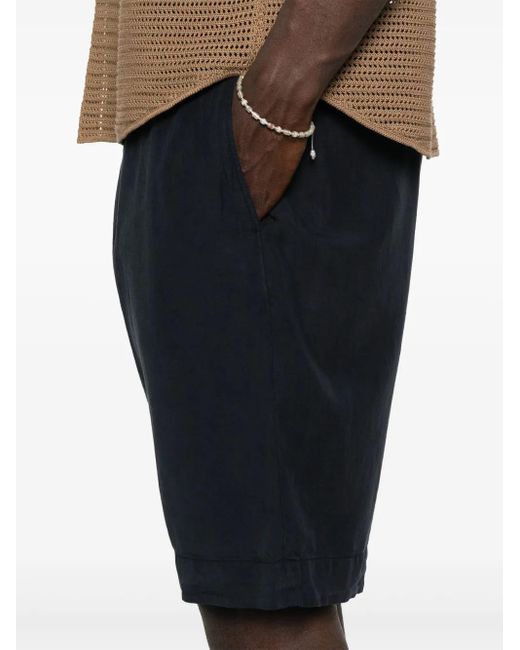Officine Generale Blue Phil Shorts for men