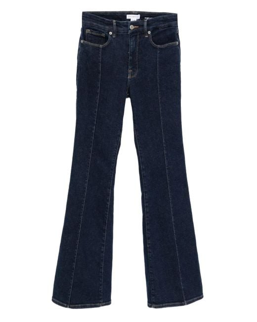 GOOD AMERICAN Blue Good Legs Flared Jeans