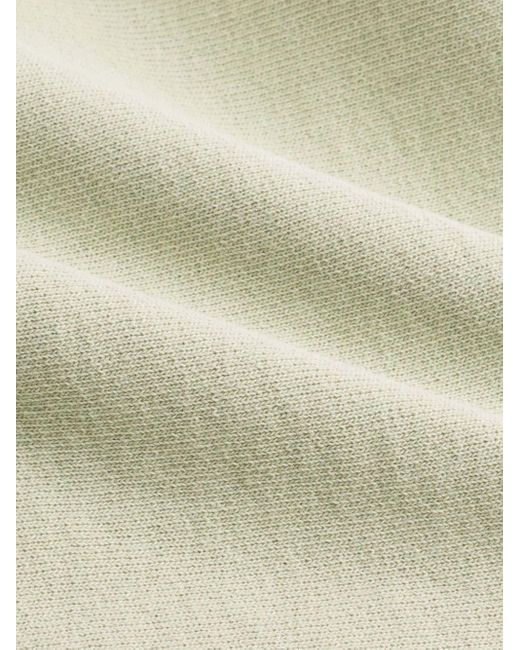 Sporty & Rich White Vendome Cropped Cotton Sweatshirt