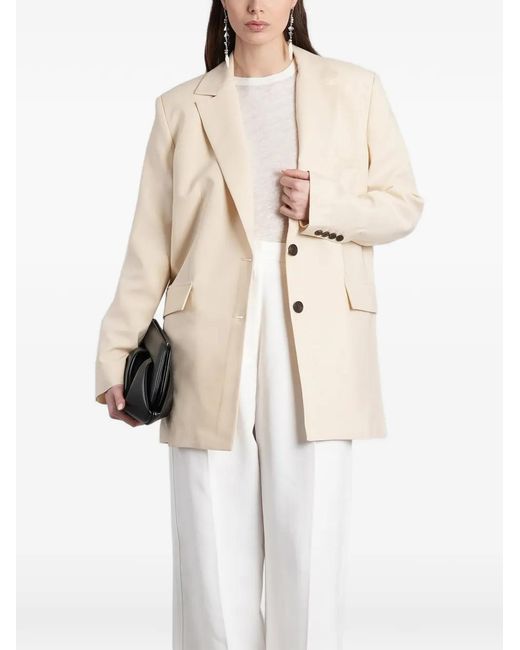 IRO Natural Alapi Oversized Single-Breasted Jacket