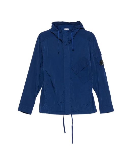 C P Company Blue Veste À Capuche for men