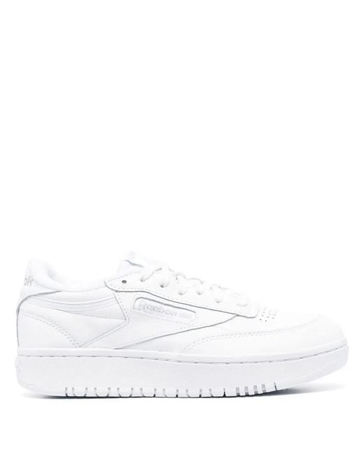 Reebok White Low-Top Leather Trainers
