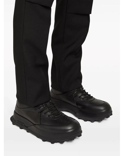 Jil Sander Black Chunky Toecap Sneakers for men