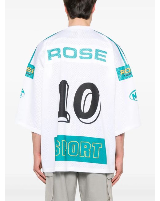 Martine Rose ロゴ Tシャツ Blue