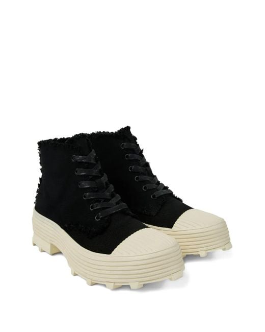 Botas Traktori con cordones CAMPERLAB de color Black