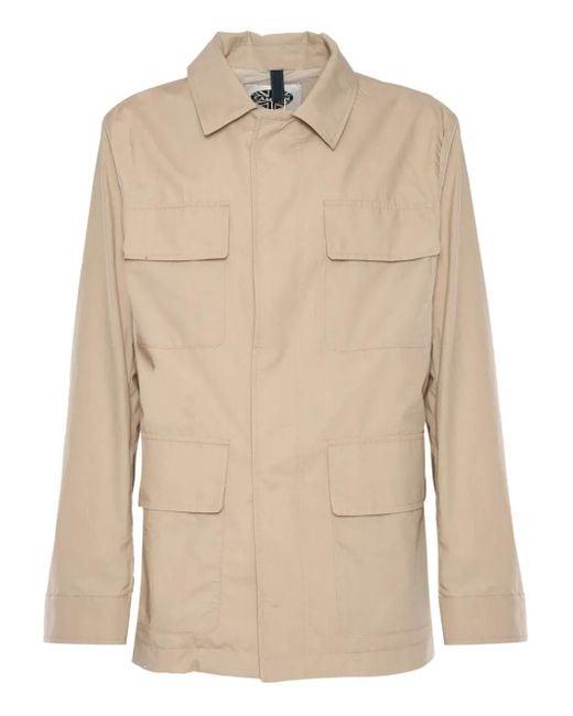 Giacca Multi-Tasche di Camplin in Natural da Uomo