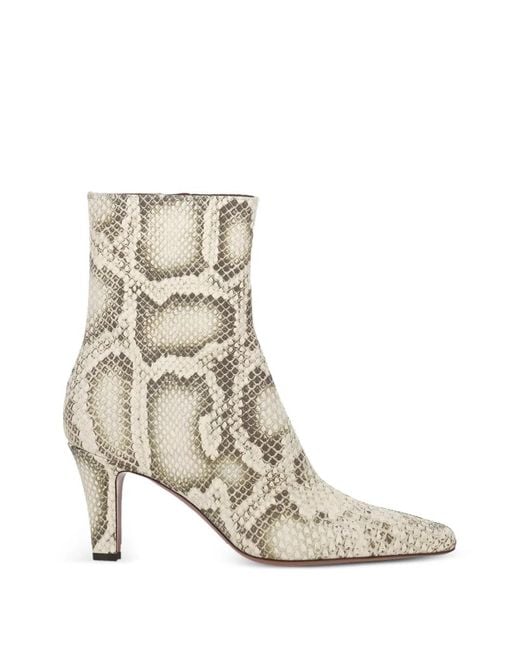 Paris Texas White Belle Ankle Boot 75