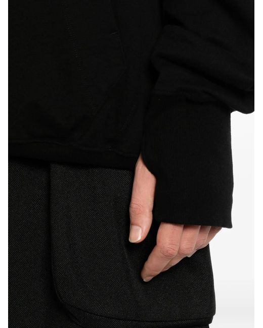 Julius Black Hoodie À Col W for men