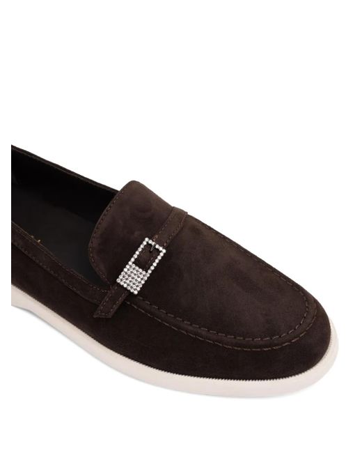 Mocasines Yacht con hebilla de cristal Le Silla de color Brown