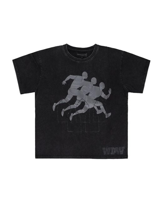 Who Decides War Black Graphic Short-Sleeve T-Shirt for men
