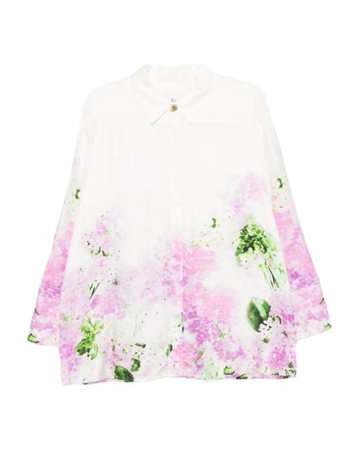 Aje. Rosetta Shirt Pink