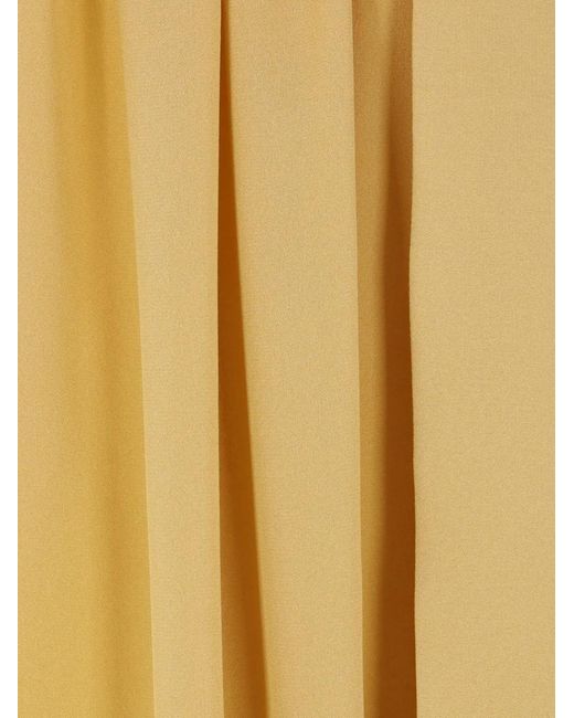 Elie Saab Yellow Silk Blouse