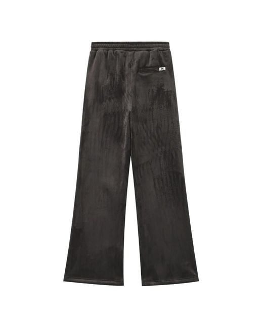 Chocoolate Black Heart-Plaque Corduroy Trousers