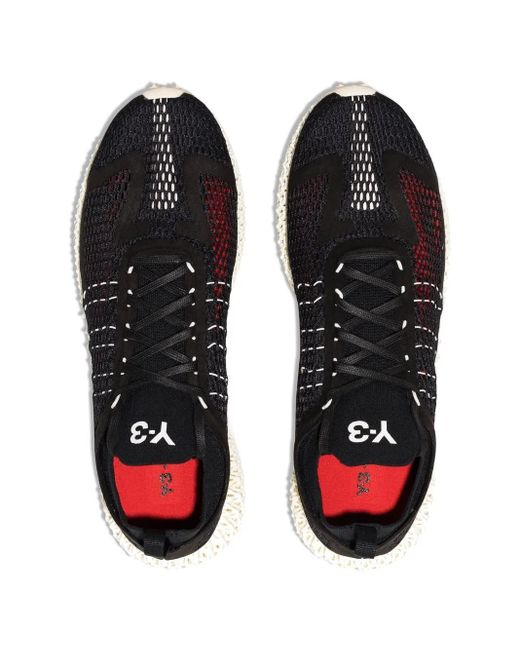 Y-3 Black Runner 4d Halo Sneakers for men
