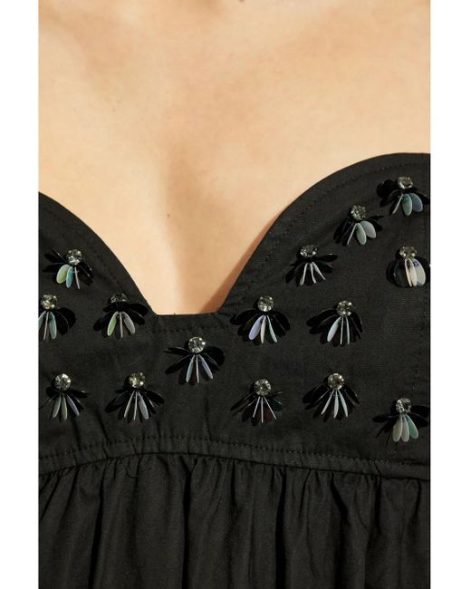 Ulla Johnson Harlan Maxi-Jurk in het Black