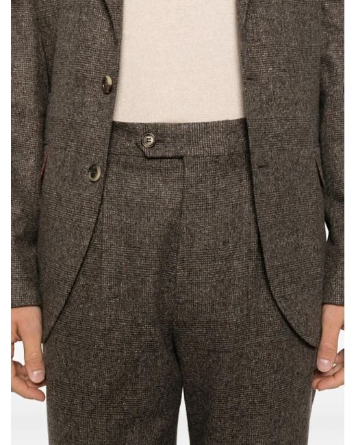 Brunello Cucinelli Gray Pocket Two-Button Suit for men