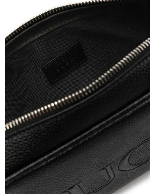 Gucci Mini Schultertasche mit Logo-Applikation in Black für Herren