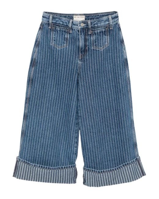 Vaqueros Brette Free People de color Blue