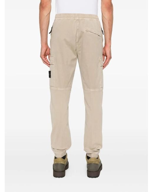 Stone Island Cargohose mit aufgesetzten Taschen in Natural für Herren