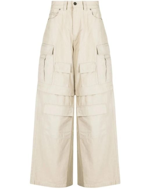 Ambush Natural Wide-Leg Cargo Trousers for men
