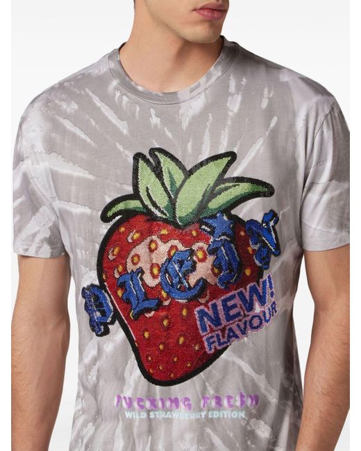 Philipp Plein Tutti Frutti T-Shirt in Gray für Herren
