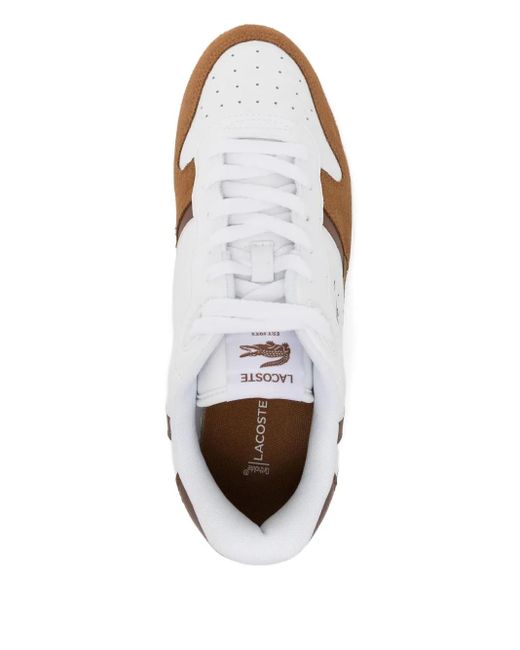 Lacoste White T-Clip Set Leather Trainers for men