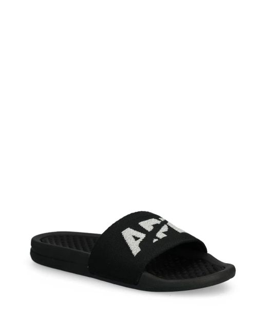 Athletic Propulsion Labs Black Big Logo Techloom Slides