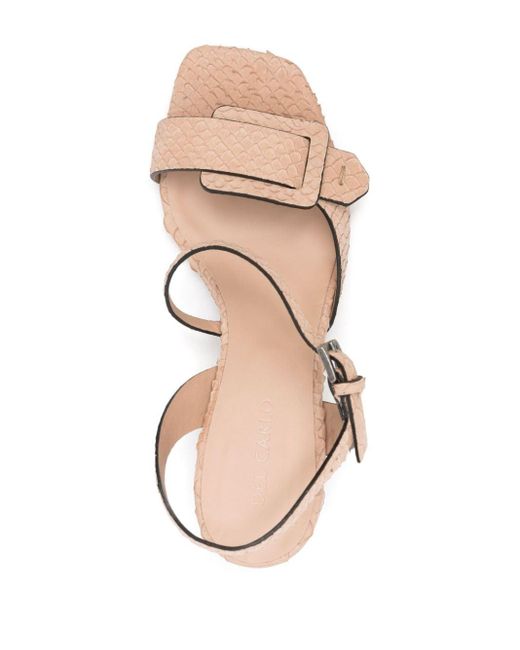 Roberto Del Carlo Pink Moor 55mm Leather Sandals