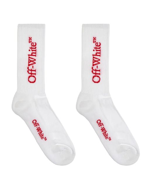 メンズ Off-White c/o Virgil Abloh ロゴ 靴下 White