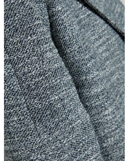 Victoria Beckham Gray Raglan-Sleeve Single-Breasted Coat