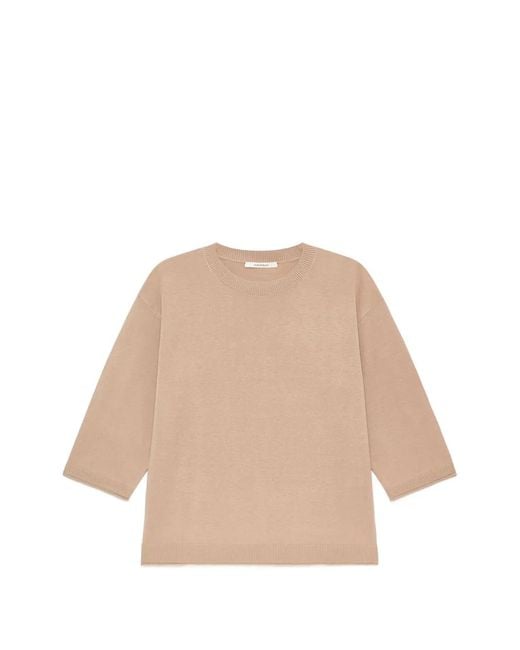 Maliparmi Natural Crew Neck Sweater
