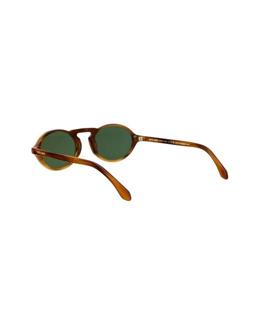 Giorgio Armani Green Round-Frame Sunglasses