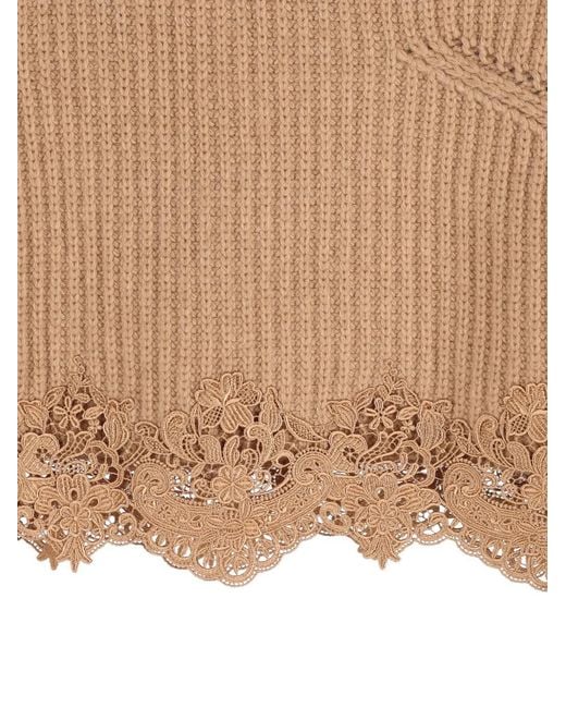 Chloé Natural Wool And Cashmere Sweater