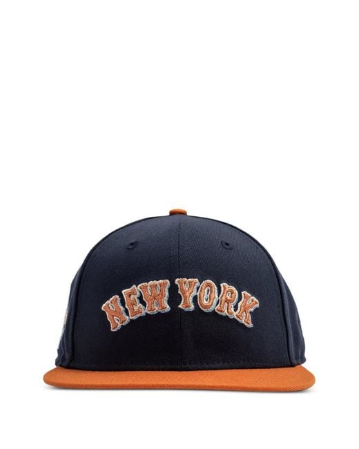 KTZ Blue 59Fifty New York Mets Patch Cap for men