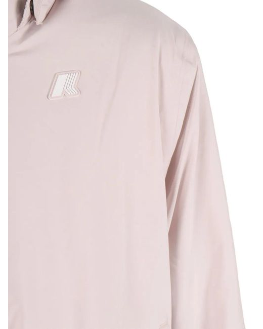 K-Way Pink Marlette Soft Touch Waterproof Jacket