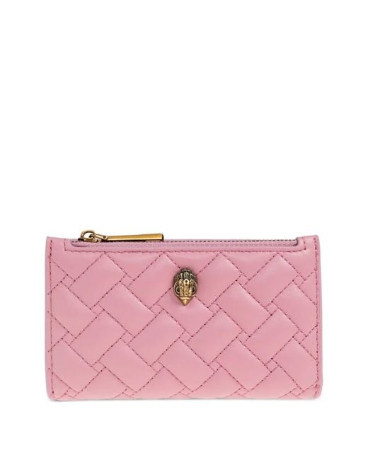 Kurt Geiger Pink Quilted Bifold Wallet