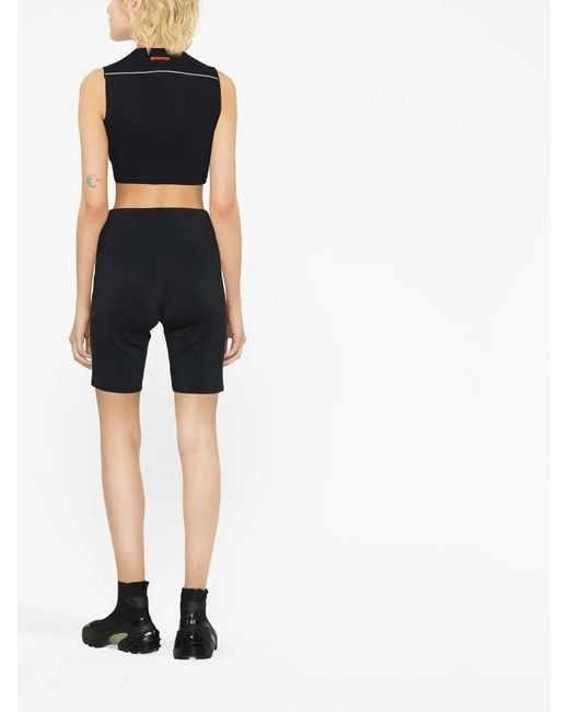 DSquared² Fietsshorts Met Logopatch in het Blue