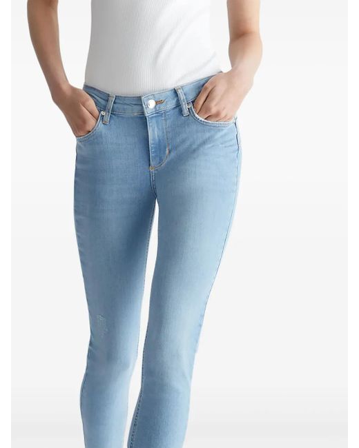 Liu Jo Blue Bottom Up Skinny Jeans