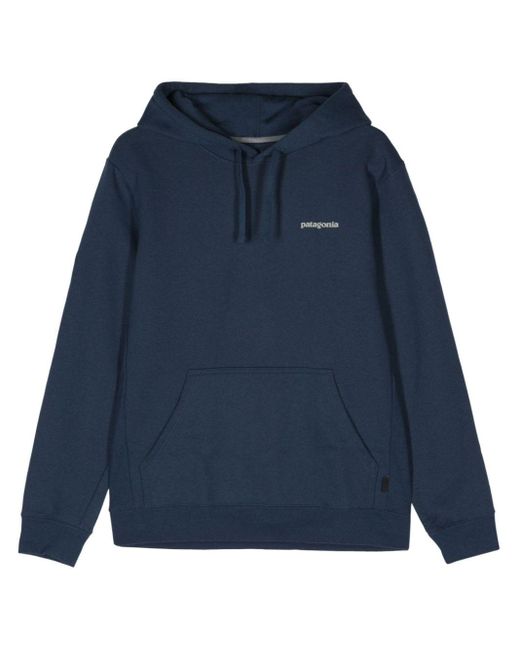 Patagonia Blue Fitz Roy Icon Uprisal Hoodie for men