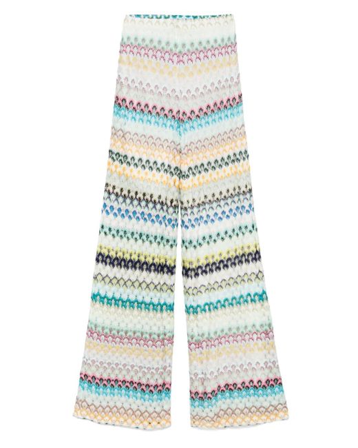 Missoni ジグザグ パンツ Blue