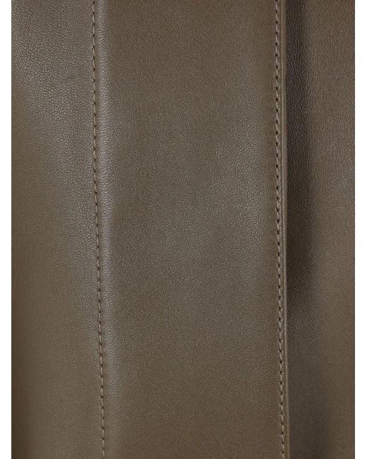 Loewe Gray Belted Leather Jacket